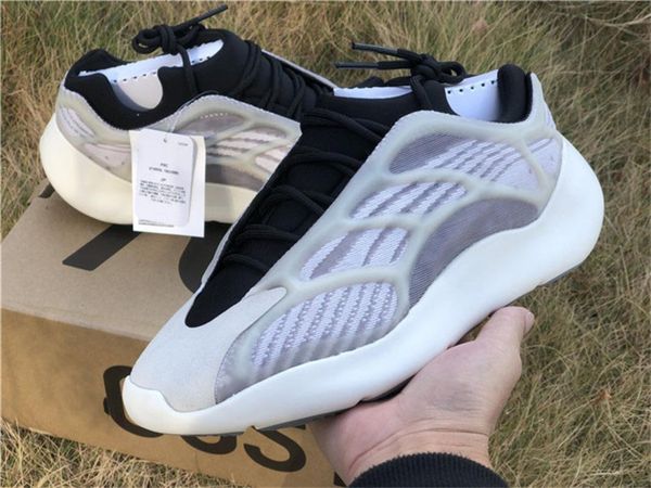 

release authentic originals 700 v3 azael fw5191 fw5190 ef9897 white kanye west men women running shoes sports sneakers with box, Black