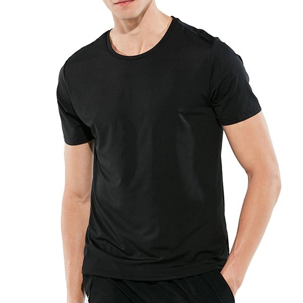 

men short sleeves t-shirts waterproof antifouling fast dry breathable solid color ys-buy, Gray;blue