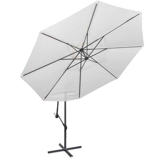 

cantilever umbrella 3.5 m sand white garden sets