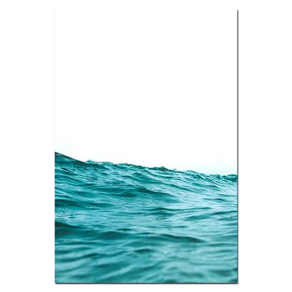 Acheter Plage Cotiere Paysage Daffiche Bleu Vert Ocean Mur Bike