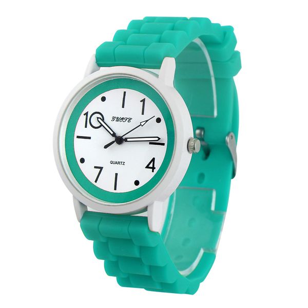 

silicone watches women men sports jelly gel analog quartz wrist watch mens rubber hours clock white relogio reloj w50, Slivery;brown