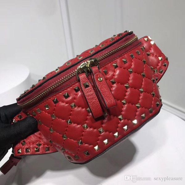 

new arrival lady pockets waist pack designer women handbags real leather clutch bag s317