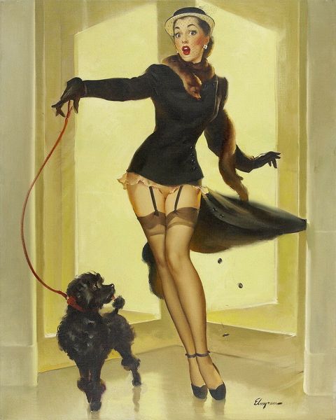 

gil elvgren pin up girls -05 home decor handcrafts /hd print oil painting on canvas wall art canvas pictures 200212