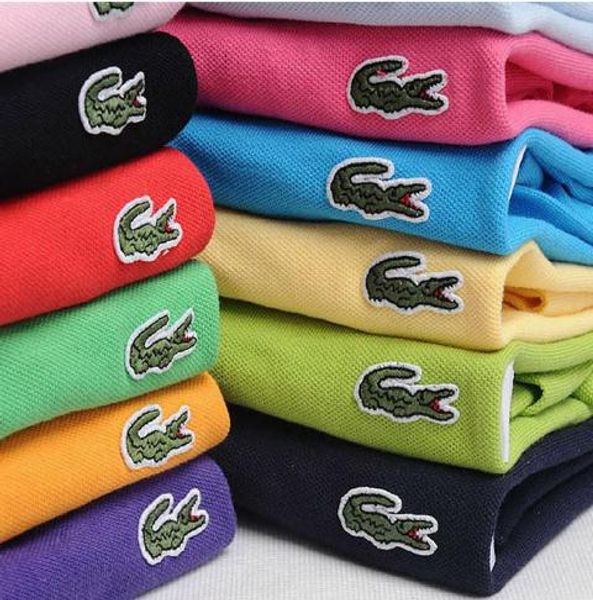 

2019 pring crocodilel ale hirt luxury de ign male ummer turn down collar hort leeve cotton hirt men top, White;black