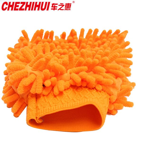 

chenille gloves cleaning towel soft does not damage car paint car cleaning maintenance polish wax decontamination tool
