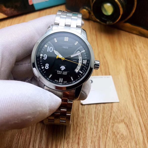 

лучший бренд мужские часы роскошные часы водонепроницаемые аналоговые с календарем дизайн маховика механические автоматические наручные часы, Slivery;brown