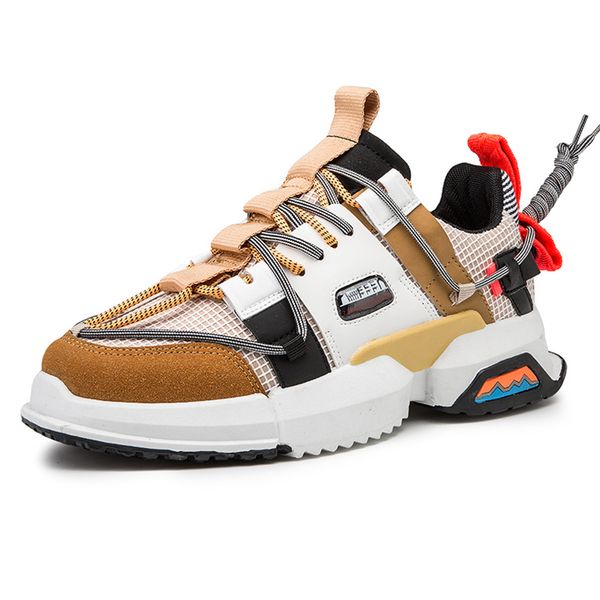 

spring and summer fashion mens running shoes lace-up breathable shoes outdoor sneakers mens trainers zapatillas hombre