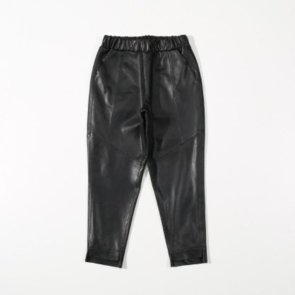 

2020 women new real genuine sheep leather pants c8, Black;white