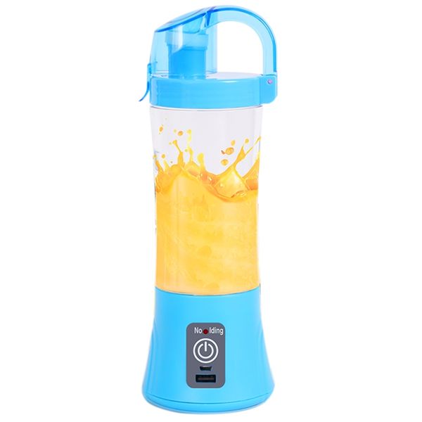 

usb rechargeable blender mixer portable mini juicer juice machine smoothie maker household small juice extractor -blue other dinnerware