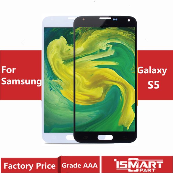 

amoled для samsung galaxy s5 жк-дисплей сенсорный экран digitizer ассамблеи i9600 g900 g900m g900f tft яркость регулируемая