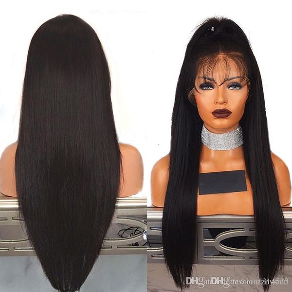 

brazilian virgin hair glueless lace front human hair wigs for black women pre plucked brazilian ramy straight lace front wig ing