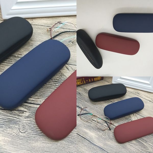 

leather case presbyopic case round box presbyopic plain glasses folding glasses box