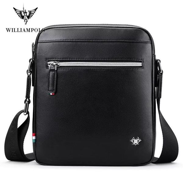 

men's new crossbody bag vintage leather shoulder bag handsome crossbody handbag