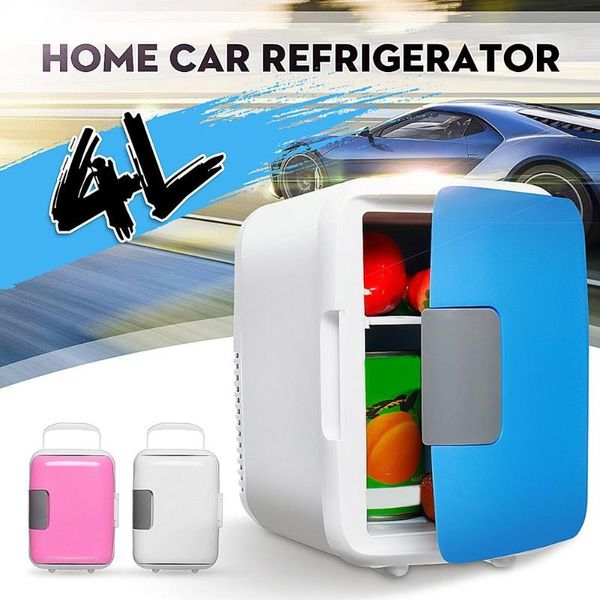 

4l home dormitory car use refrigerators ultra quiet low noise car mini dual-use fefrigerators er cooling heating box fridge