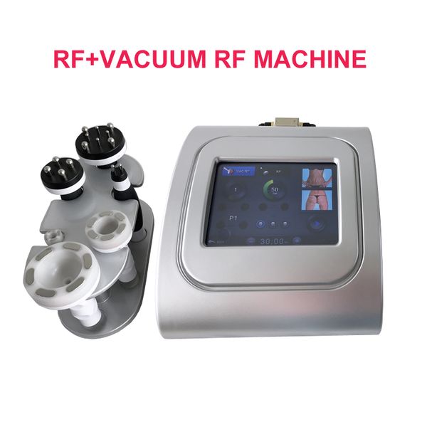 Portátil vácuo RF máquina de rosto sistema de fótons olhos corpoFirming / máquina de frequência Radial portátil para o corpo de emagrecimento