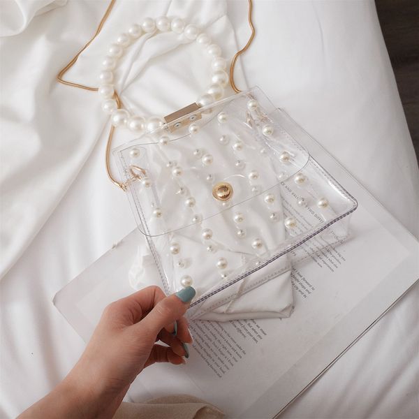 

women handbags totes 2019 summer fashion girl pearl crossbody bags girls cute waterproof messenger crossbody bag pouch
