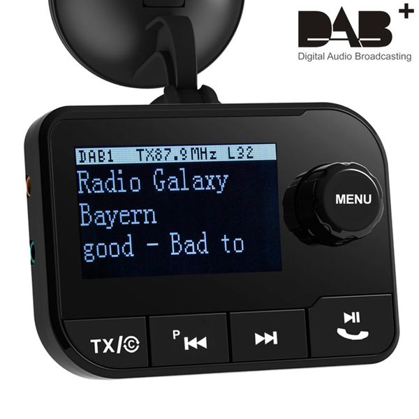 

dab-006 multifunction wireless car kit lcd display car charger bluetooth handscall mp3 player dab receiver fm transmitter