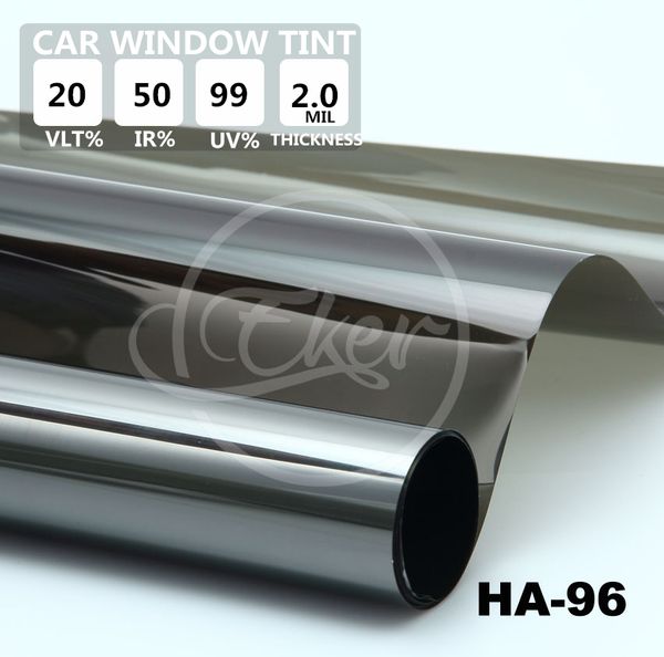 

1.52x30m 5ftx98ft vlt20% ir50% uv rejection 99% car window tint film roll uv rejection solar film