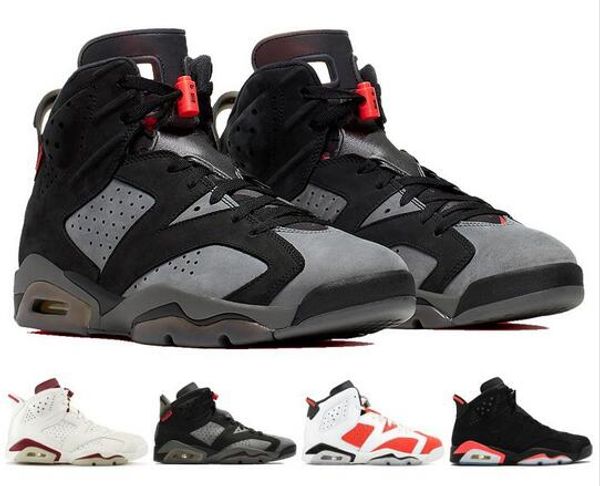 

mens 6s carmine black cat psg basketball shoes 6 oreo infrared unc gatorade tinker hatfield cny designer sneakers sport trainers