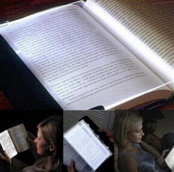 

творческое led book light reading ночь плоской плиты портативный автомобиль путешествия панель лампы
