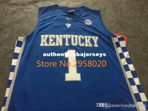 

custom devin booker kentucky wildcats college basketball jerseys throwbacks stitched any name and number, Black;blue