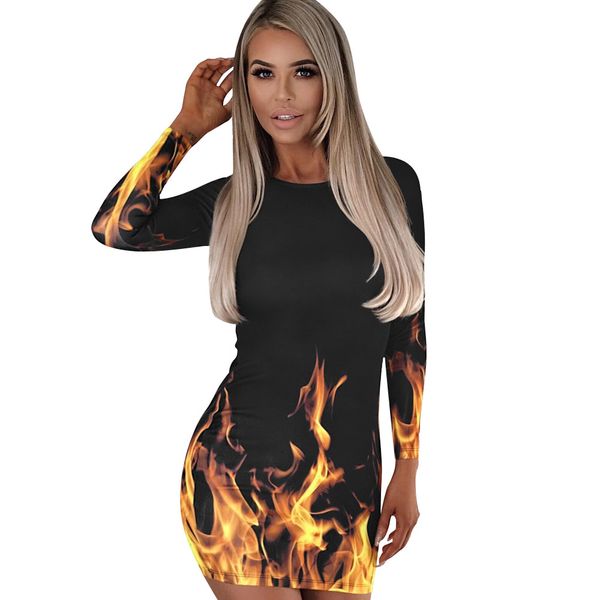 

new fashion dress women elegant party vintage print vestidos verano casual dresses female dress high quality, Black;gray
