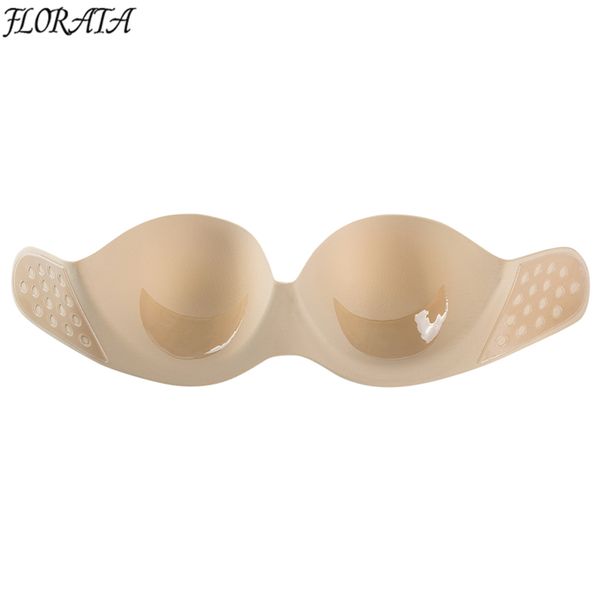 

fashion women accessories invisible bra strapless backless breast lift adhesive silicone nipple cover bra inserts push-up, Black;white