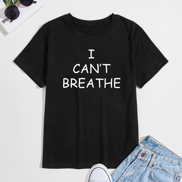 

can't megan t-shirt male i breathe men's printed t-shirt male, White;black