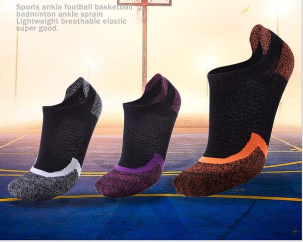 

new flower basketball socks thin breathable and comfortable outdoor sports socks four seasons men's short socks, Black