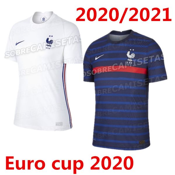 

european cup 2020 frence mens tshirt mbappé pogba football shirt tracksuit soccer jersey griezmann training suit giroud home away kits, Gray;blue