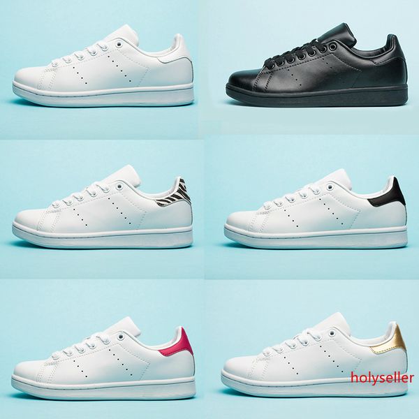 

chaussures stan fashion flat shoes smith black red grey striping breathable casual shoes low 36-44