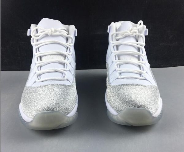 

2020 11 high wmns gs metallic silver women basketball shoes xi sports trainers ar0715 carbon fiber size 36-45