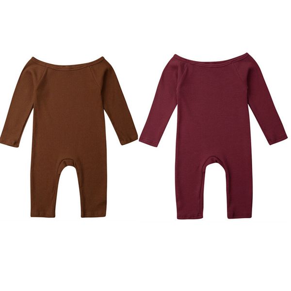 

emmababy newborn baby girl kids long sleeve clothes romper autumn winter 1-5y, Blue