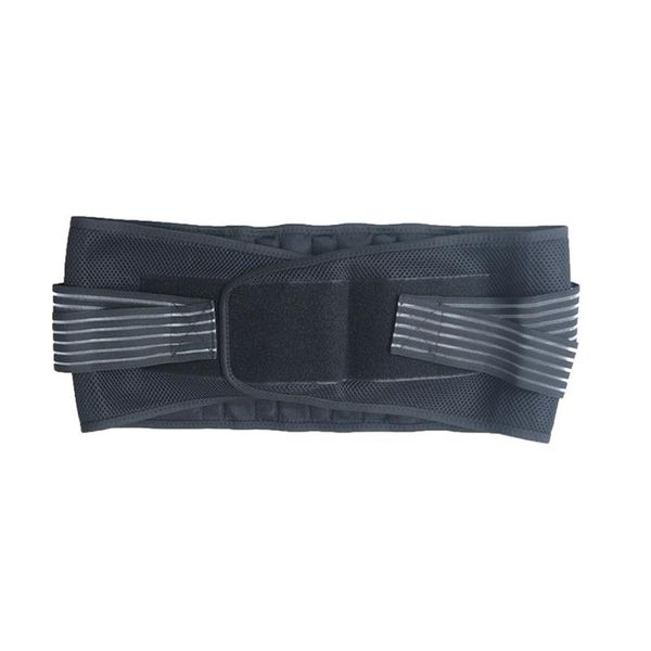

sports waist support belt back waist trimmer belt gym train protector weight loss sports muscle compression body shaper 20, Black;gray