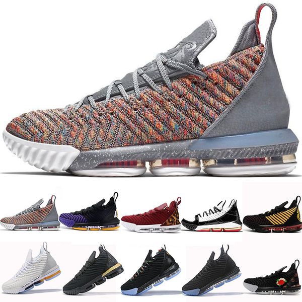 

16s equality basketball shoes for men james sneakers watch the throne king oreo new-le&bron 16 equality szie 40-46