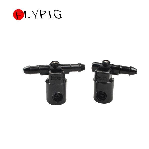 

flypig new black fan spray windscreen washer jets for vauxhall insignia 12782508 & 12782509 perfect replacement
