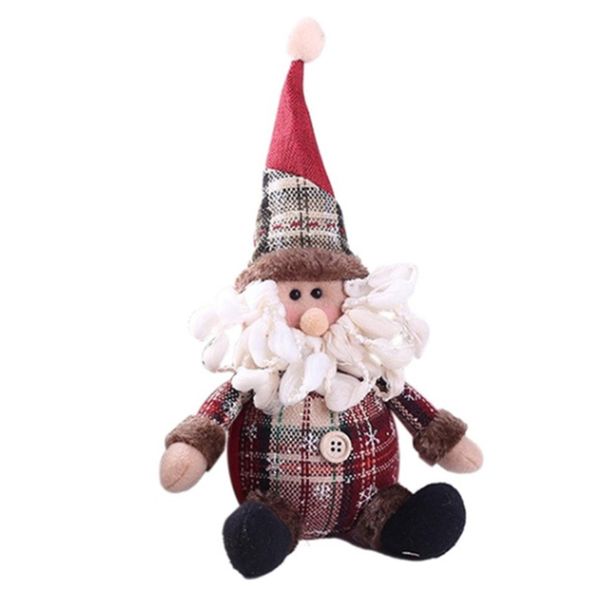 

cute santa snow deer shed doll christmas decoration gift doll santa claus