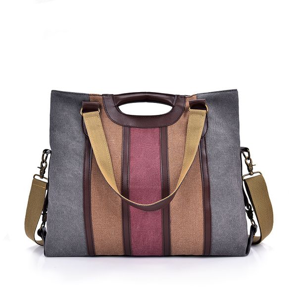 

large tote bag handbags purses bags messenger bag fashion personality patchwork color canvas high-capacity women shopping shoulder bag