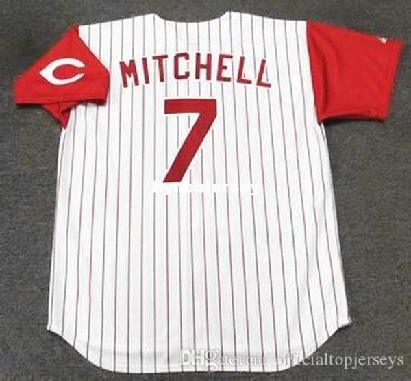 

custom kevin mitchell cincinnati stitched 1993 majestic vintage home baseball jersey retro mens jerseys running, Black;blue