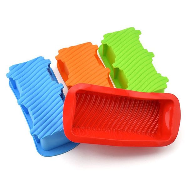 

baking dishes silicone cake mould pan oven rectangle mould silicone bread loaf cake mold kitchen supplies fa2308