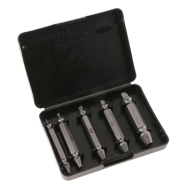 

5шт сломанный поврежденные болт для снятия винт stud extractor сверлами guide set