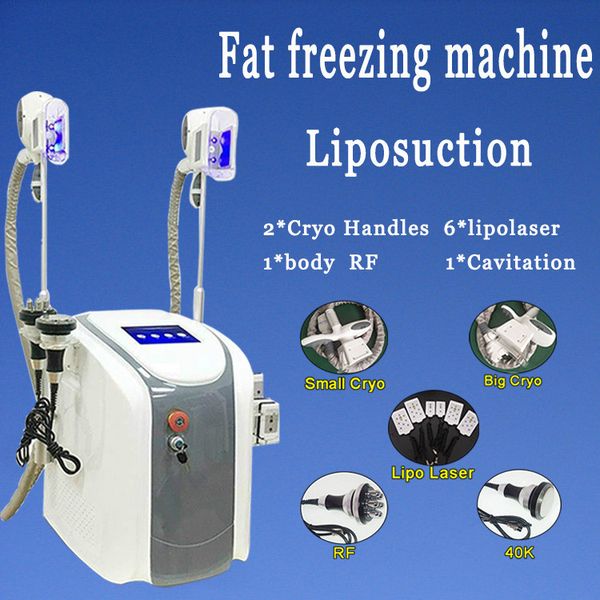 

ce approved fat e slimming rf vacuum slimming machine cavitation rf body slimming 2 fat ing handle can work together, Black