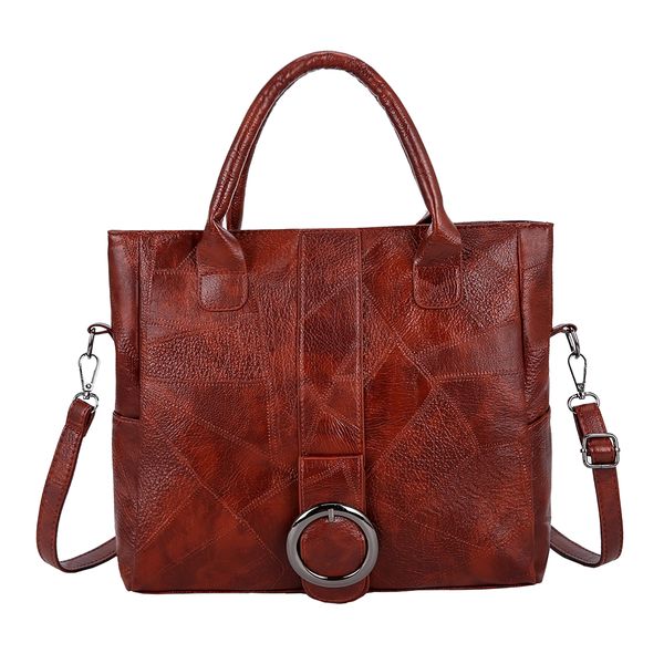 

large capacity shoulder bag for women quality leather female handbag casual handle bag new fashion ladies' messenger sac