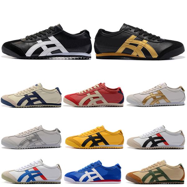 

2019 new asices originals onitsuka tiger fashion brand mens trainers white black gold blue womens sports shoes designer sneakers 36-44, White;red