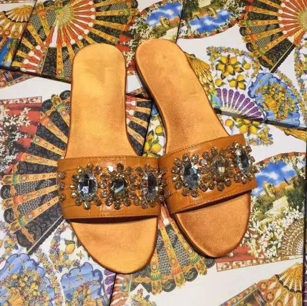 

women's sandals summer shoes platform ootwear wedge 2019 new spring summer slippers shoes woman crystal silk casual slippers des, Black
