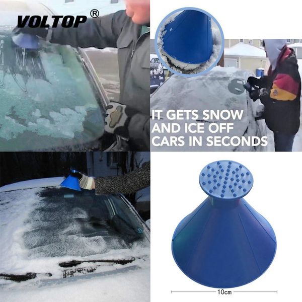 

remover magic shovel ice scraper cone shaped outdoor winter car tool snow windshield funnel high qualiy 11.30
