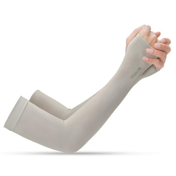 

2pcs sport arm sleeves uv sun protect anti-slip basketball armband tattoo cover perfect for indoor outdoor activities arm sleeve, Black;gray