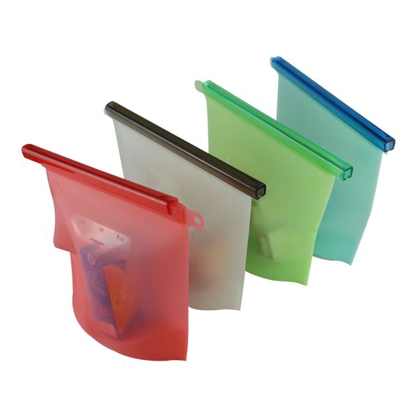 

reusable high temperature silicone food preservation bag sealed food storage container multifunctional cooking bag kitchen tool jxw407