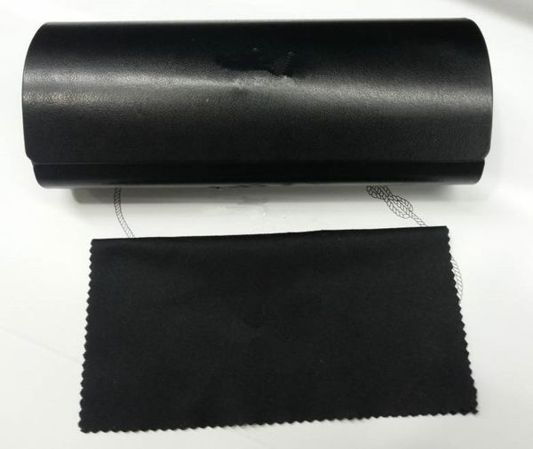 

black sunglasses hard case myopia box fashion original brand glasses box glasses cloth packaging moq=5set