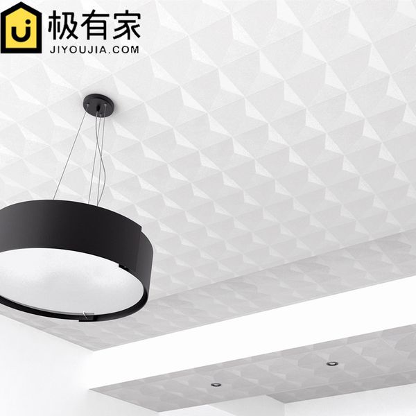 Classical 3d White Diamond Ceiling Wallpaper Hotel Living Room Bedroom European Ceiling Roof Ceiling Pvc Eco Friendly Mold Proof Wallpaper From
